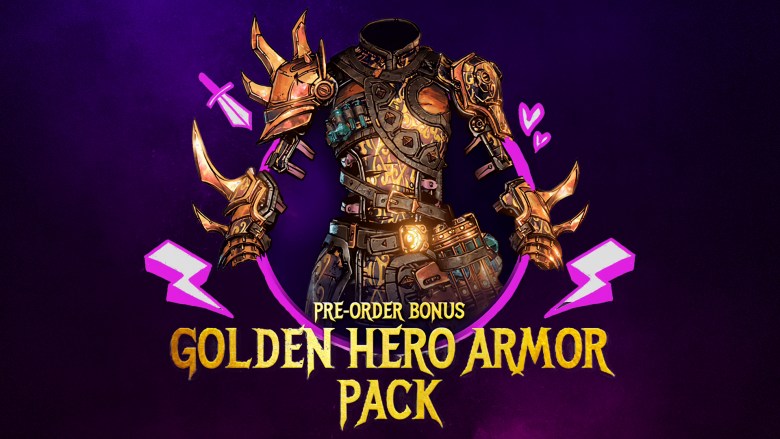 [$ 1.34] Tiny Tina's Wonderlands - Golden Hero Armor Pack EU Epic Games CD Key