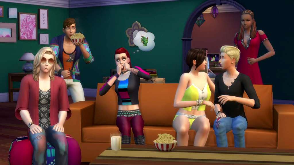 [$ 9.37] The Sims 4 - Movie Hangout Stuff DLC Origin CD Key
