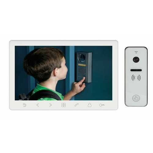 Tantos Amelie HD Slim SE (белая) и iPanel 2 HD + (комплект многофункционального домофона 7