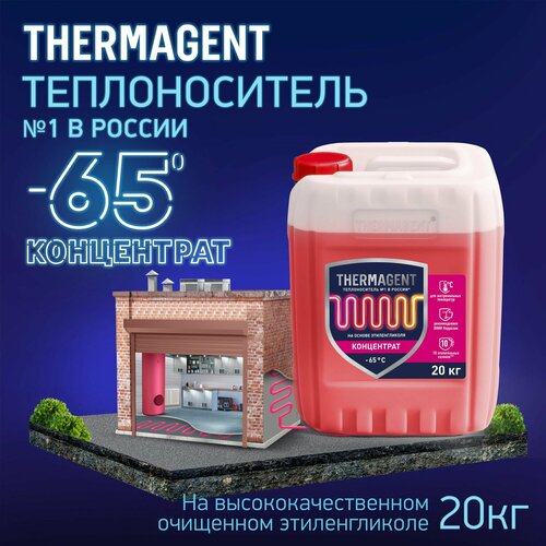 Теплоноситель этиленгликоль Thermagent -65 20 л фото