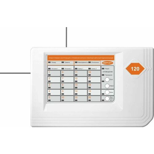 Прибор приемно-контрольный охранно-пожарный радиоканальный ВС-ПК ВЕКТОР-120 фото