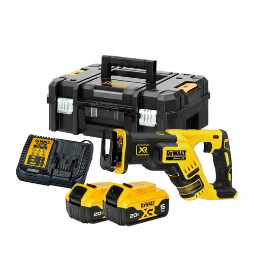 Аккумуляторная сабельная пила DeWALT DCS367P2 20V фото