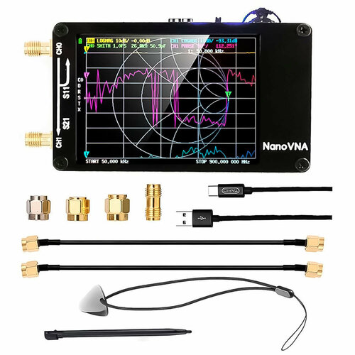 Векторный анализатор электрических цепей Nano VNA-H 50кГц - 1.5ГГц фото