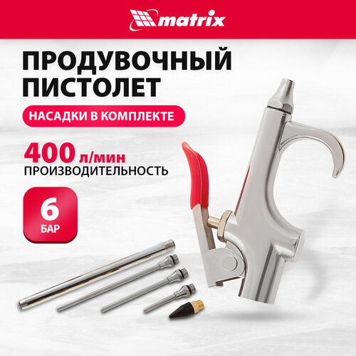 Пневмопистолет продувочный matrix 57338 фото