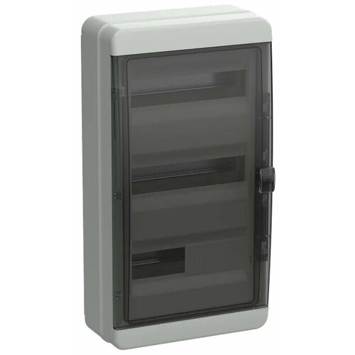 Корпус пластиковый КМПн-36 IP65 черная прозрачная дверь TEKFOR IEK TF5-KP72-N-36-65-K03-K02 фото