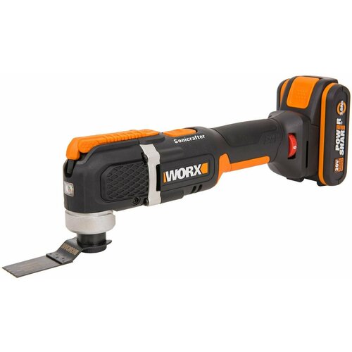 Аккумуляторный реноватор Worx Sonicrafter WX696, 18000 кол/мин, 20В, АКБ 2 Ач + ЗУ 2А, кейс фото