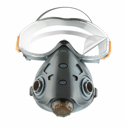 Защитная плёнка для полумаски с интегрированными очками Jeta Safety Air Optics 9500 - упаковка: 2 шт фото