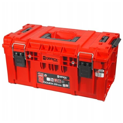 Ящик для инструмента QBRICK SYSTEM PRIME Toolbox 250 Vario Red Ultra HD Custom 53.5x32.7x21.1см, красный фото