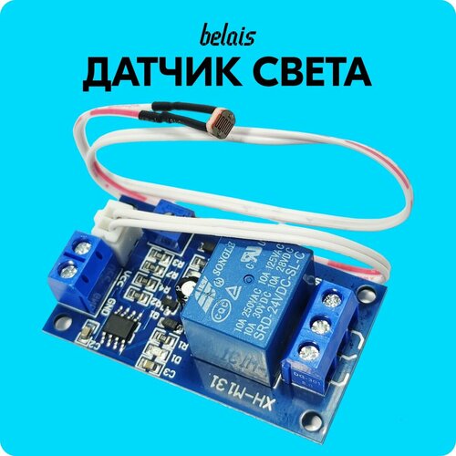 Датчик света для автомобиля, фотореле XH-M131 с регулировкой (24V, 10А, 250W) belais #21928 фото