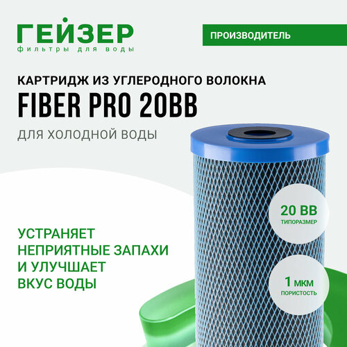 Картридж угольный Гейзер Fiber Pro 20BB, 27115 фото