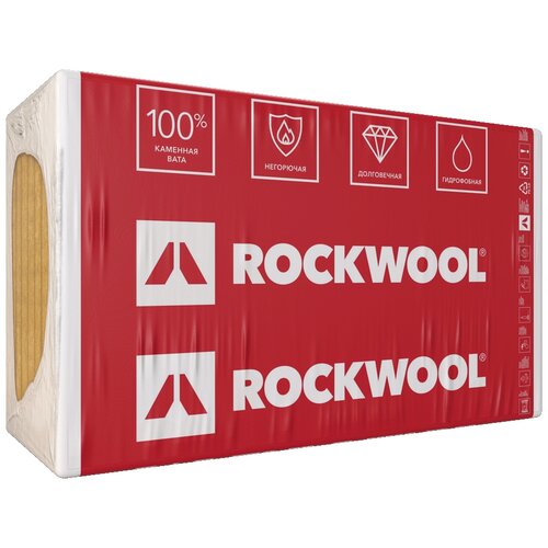 Каменная вата Rockwool Венти Баттс 1000x600х50мм 8 шт фото