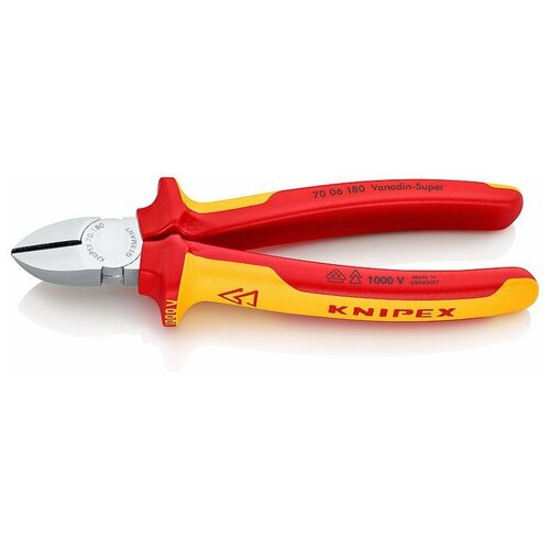 Бокорезы Knipex 70 06 180 180 мм красный/желтый 180 мм фото