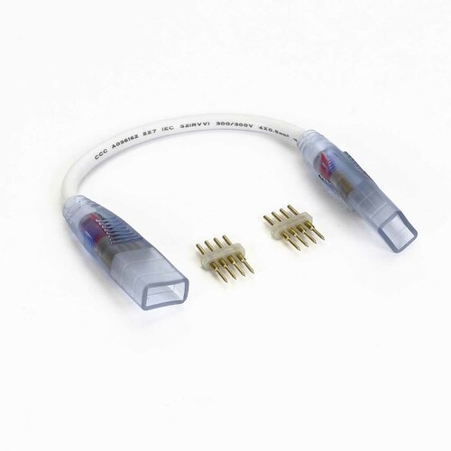 Соединитель гибкий 4pin для ленты 220V RGB, 220HR фото