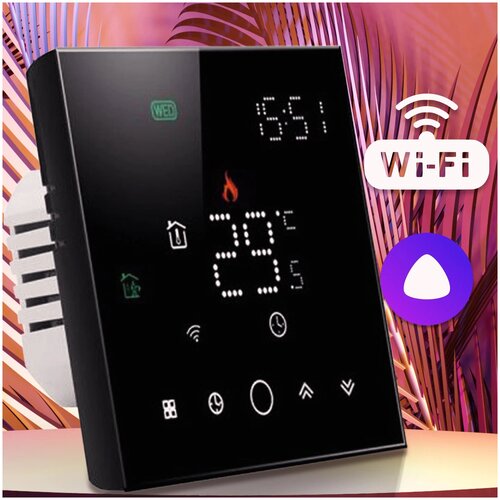 Терморегулятор FUJIHOME BHT-003 WiFi черный фото