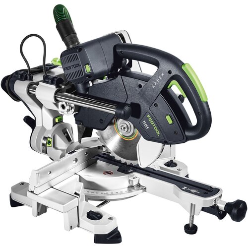 Торцовочная пила с протяжкой Festool KS 60 E Set, 1200 Вт фото