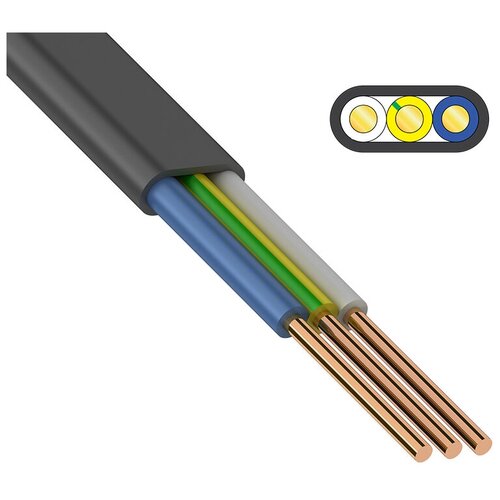 ВВГ-Пнг(А)-LS REXANT ГОСТ, 3x2.5 мм², 100 м фото