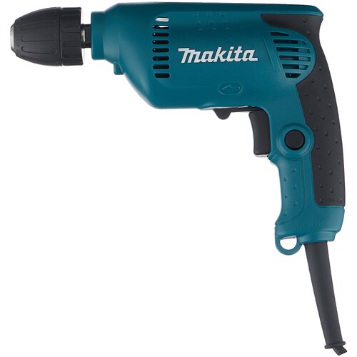 Безударная дрель Makita 6413, 450 Вт, без аккумулятора бирюзовый коробка фото