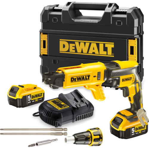 Шуруповерт аккумуляторный для гипсокартона Dewalt DCF620P2K-QW фото