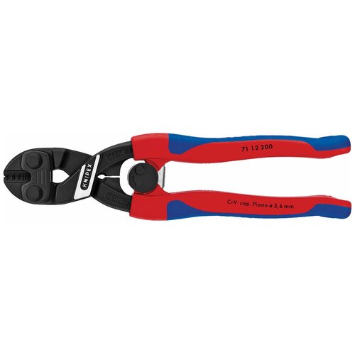 Болторезы Knipex 71 12 200 200 мм синий/красный 200 мм фото