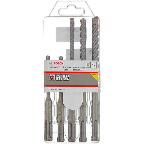 Набор SDS-plus BOSCH 2608833910 110  мм фото