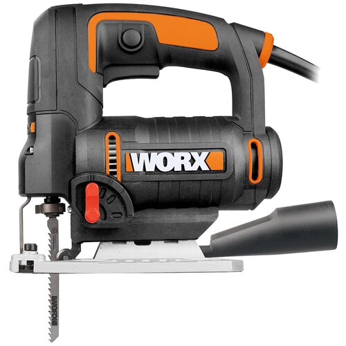 Электролобзик Worx WX478, 650 Вт черный/оранжевый фото