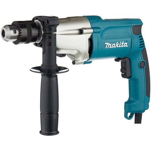 Безударная дрель Makita DP4010, 720 Вт, без аккумулятора бирюзовый коробка фото