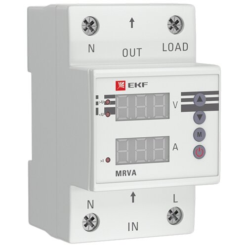 Реле контроля напряжения EKF MRVA-32A 1 шт. 32 А 230 В фото