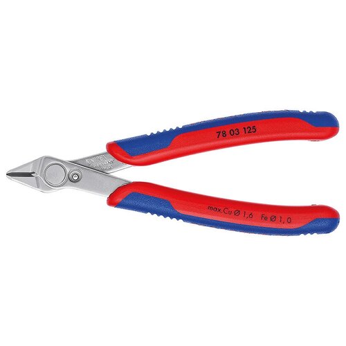 Бокорезы Knipex 78 03 125 125 мм синий/красный 125 мм фото