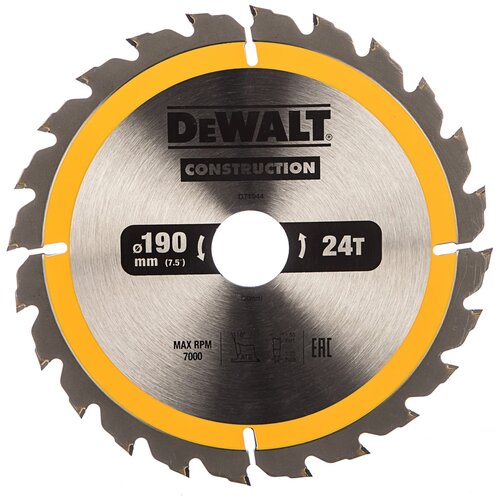 Пильный диск DeWALT Construction DT1944-QZ 190х30 мм фото