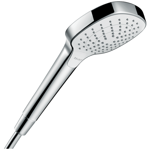 Лейка для душа hansgrohe Croma Select E Vario 26812400 белый/хром хром круглая 110 мм 3 фото