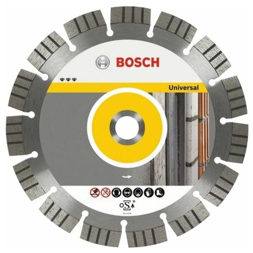 Диск алмазный отрезной Best for Universal and Metal (230х22.2 мм) для УШМ Bosch 2608602665 фото