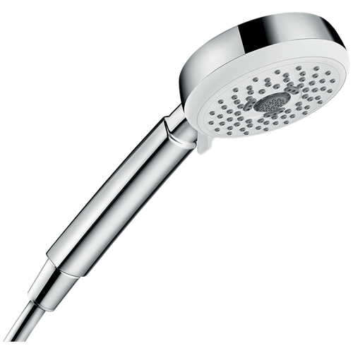 Лейка для душа hansgrohe Crometta 100 Multi 26823400 хром/белый хром круглая 100 мм 3 фото