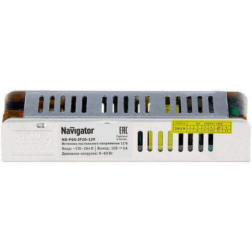 Navigator ND-P60-IP20-12V, 60 Вт, 12 В фото