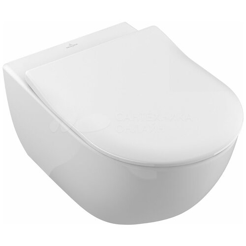 Унитаз подвесной Villeroy & Boch Subway 2.0 5614R201 alpin фото