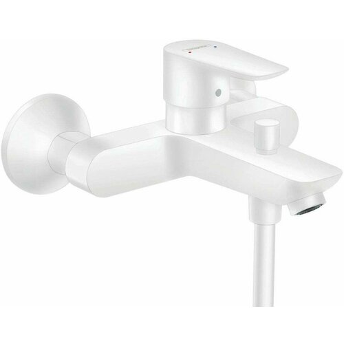 Смеситель для ванны Hansgrohe Talis E 71740700 белый матовый фото