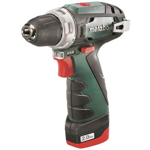 Аккумуляторная безударная дрель Metabo PowerMaxx BS Basic 600080500 зеленый/черный кейс фото