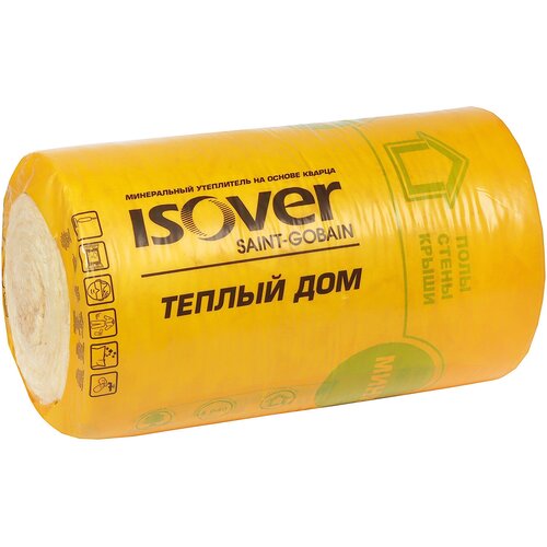 Утеплитель Isover Теплый Дом Твин 50х610х8200 мм, 10,04м2 фото