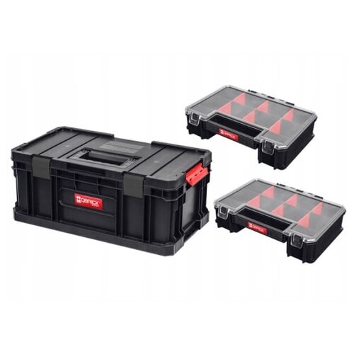 Набор ящиков Qbrick System System Two ToolBox + Organizer Multi (2шт), 52.6x30.7x22.1 см, черный.., 3 шт. фото