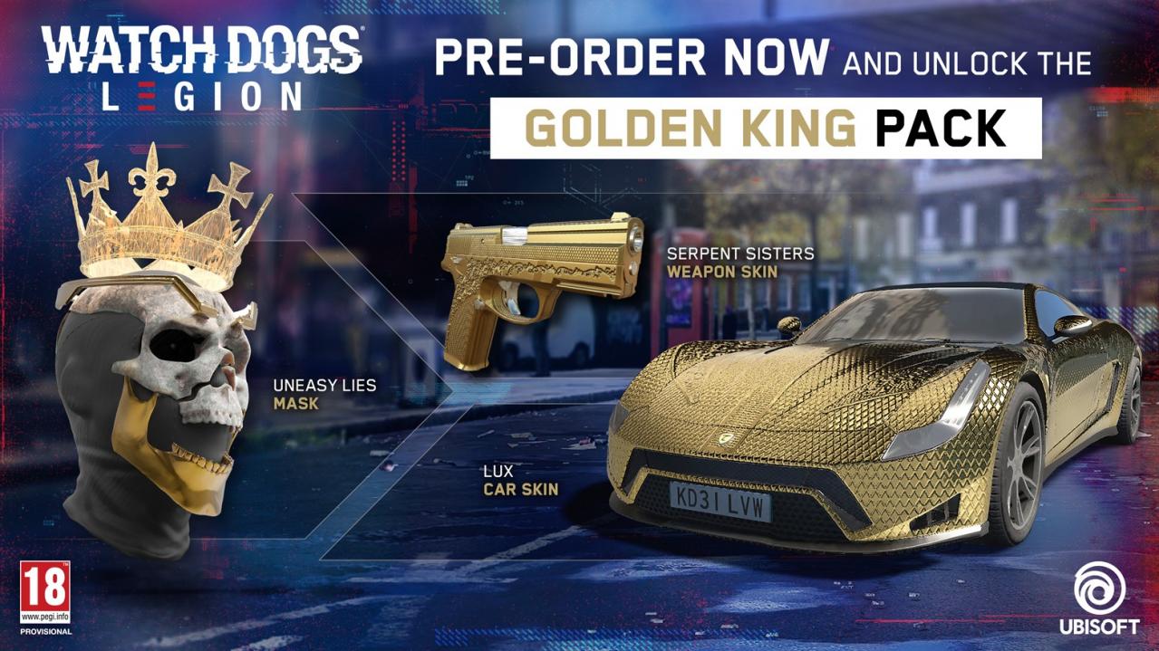 [$ 1.36] Watch Dogs: Legion - Golden King Pack DLC EU Xbox Series X|S CD Key