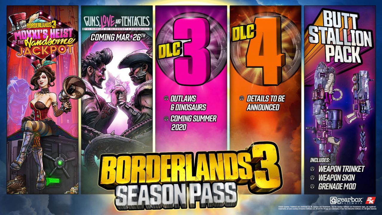 [$ 12.68] Borderlands 3 - Season Pass DLC EU Steam CD Key