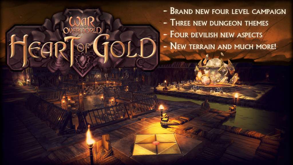 [$ 3.68] War for the Overworld - Heart of Gold DLC Steam CD Key