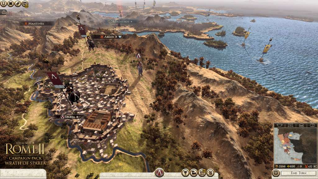 [$ 7.24] Total War: ROME II - Wrath of Sparta DLC Steam CD Key