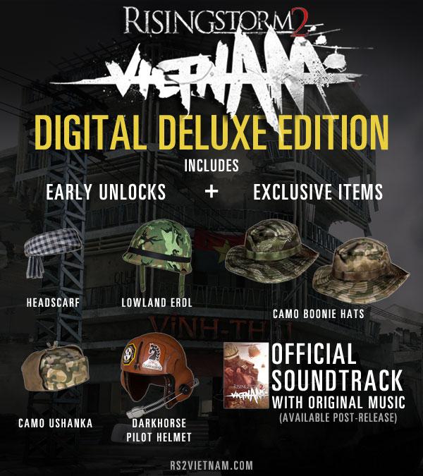 [$ 4.8] Rising Storm 2: Vietnam - Digital Deluxe Edition Upgrade DLC RU Steam CD Key