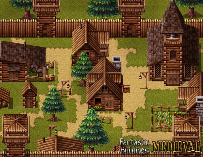 [$ 6.54] RPG Maker VX Ace - Fantastic Buildings: Medieval Steam CD Key