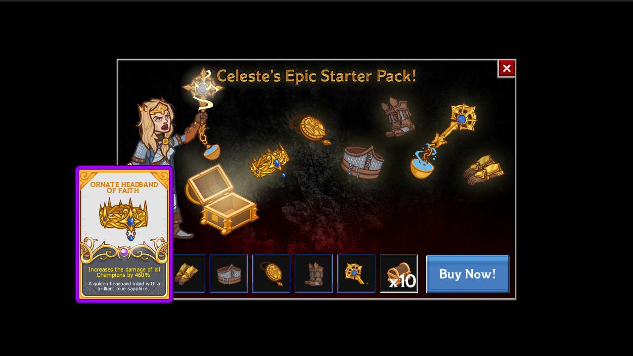 [$ 0.43] Idle Champions of the Forgotten Realms - Celeste's Starter Pack DLC Steam CD Key