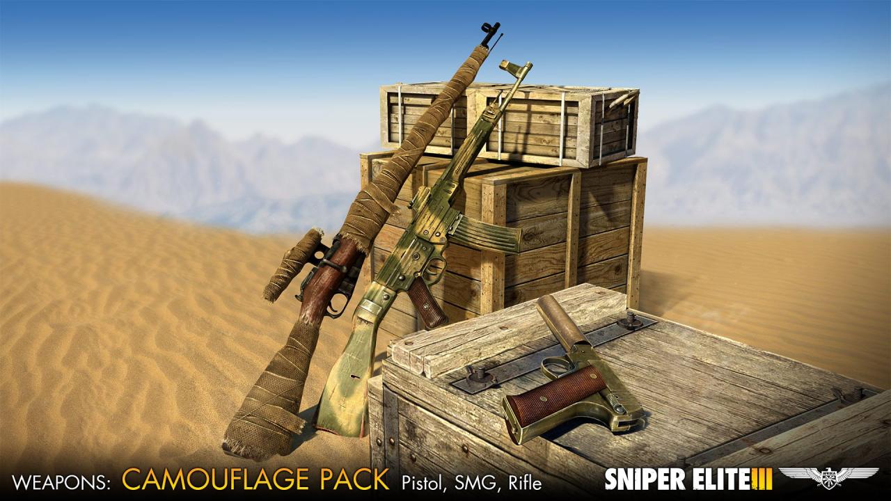 [$ 2.25] Sniper Elite III - Camouflage Weapons Pack DLC Steam CD Key