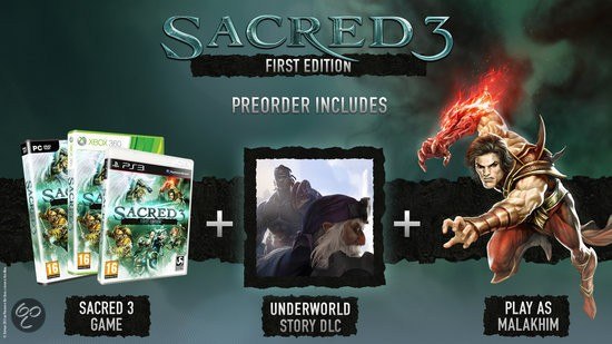 [$ 5.64] Sacred 3 First Edition EN/DE/FR/ES Steam CD Key