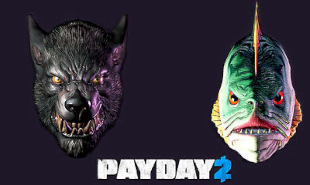 [$ 0.37] PAYDAY 2 - Lycanwulf and The One Below Masks DLC Steam CD Key