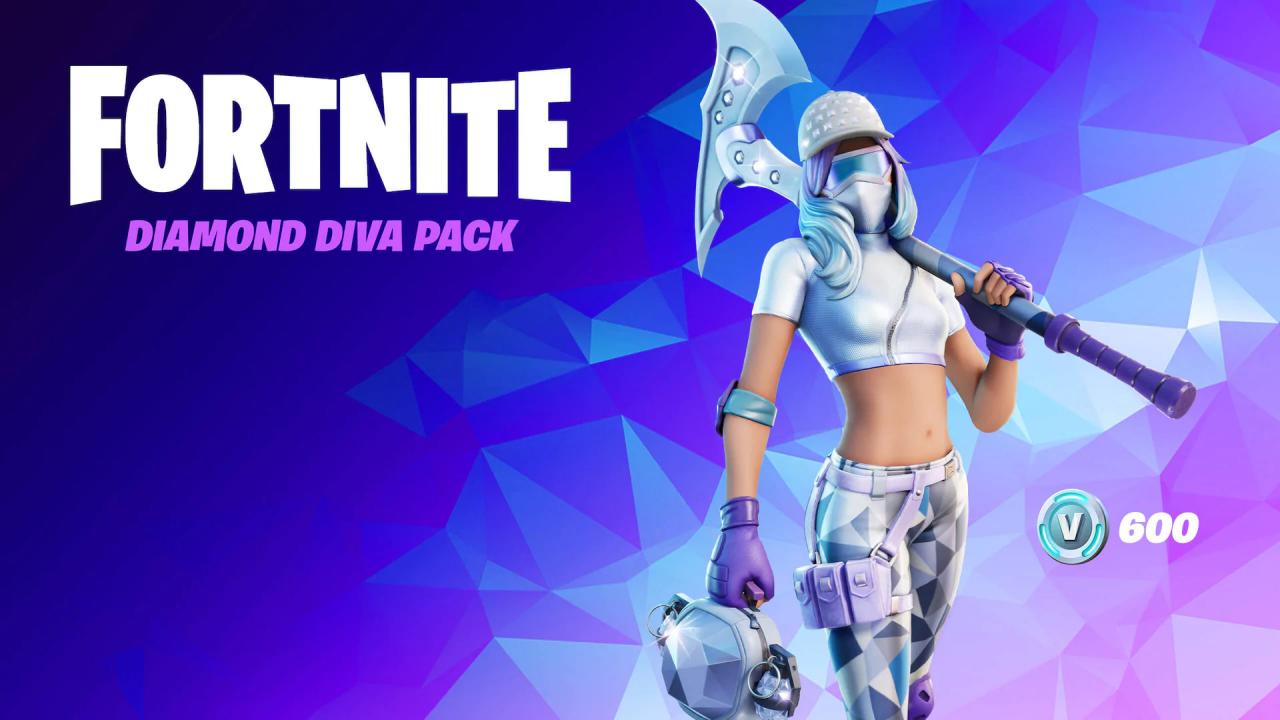 [$ 260.13] Fortnite - The Diamond Diva Pack DLC EU XBOX One / Xbox Series X|S CD Key
