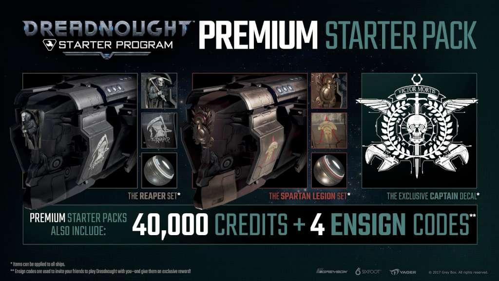 [$ 0.72] Dreadnought - Premium Starter Pack DLC Activation CD Key